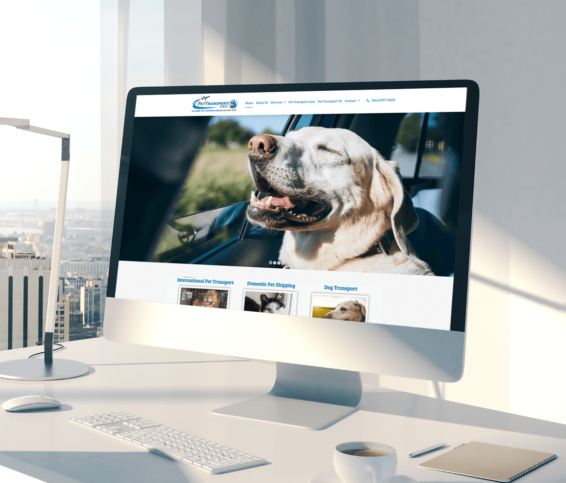 Pet Transport SEO client