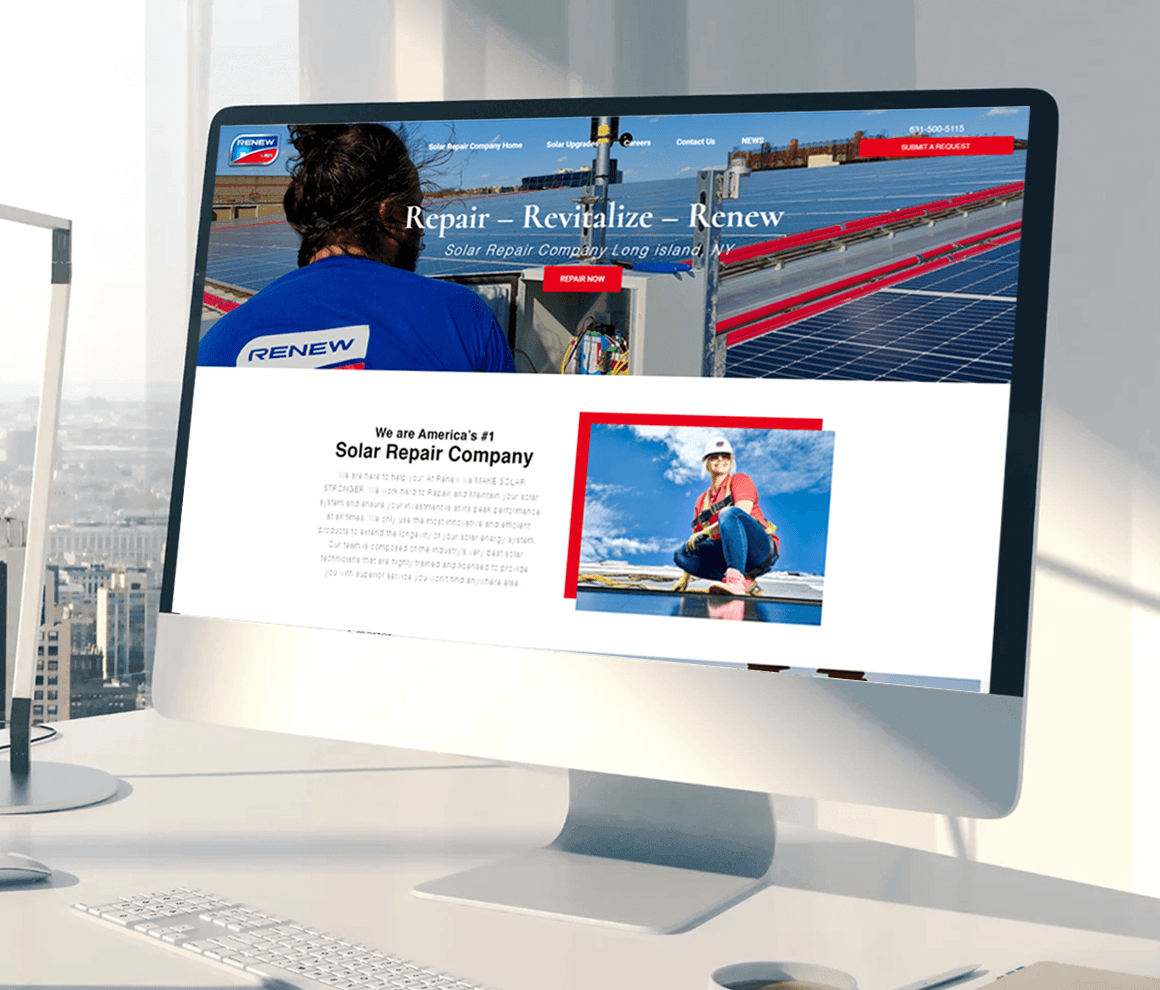 Renew Solar Repair Company desktop