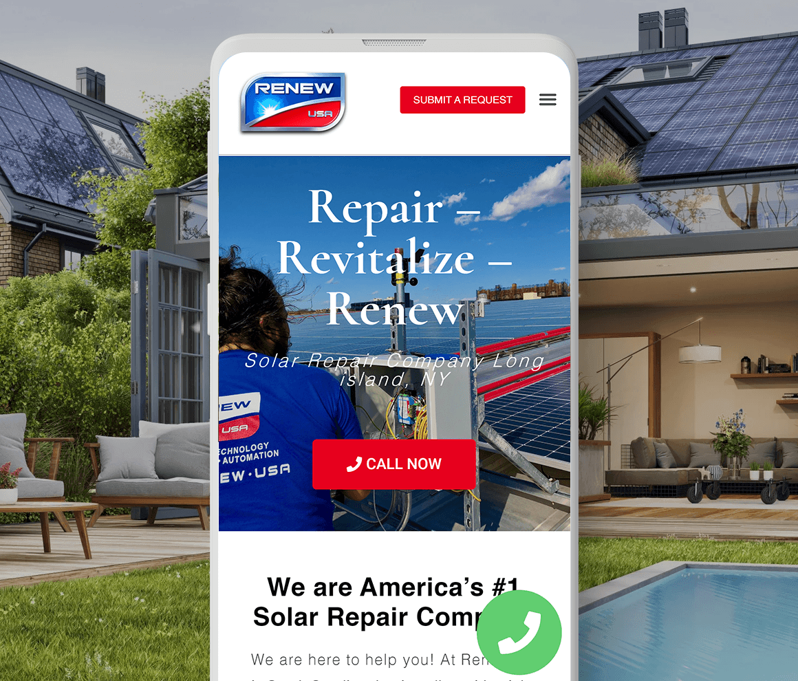 Renew Solar Repair Company mobile
